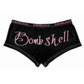 Women's Black Bombshell Booty Short Underwear